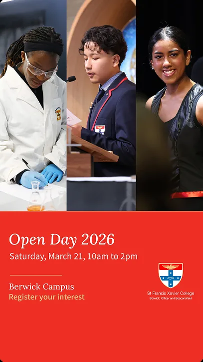 St Francis Xavier College campaign creative 4