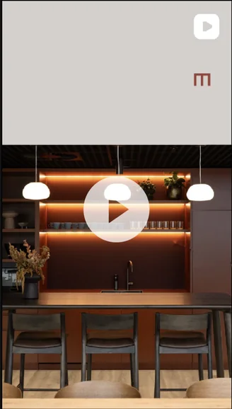 Reel cover: a Mosaic kitchen and bar lit by pendant lights
